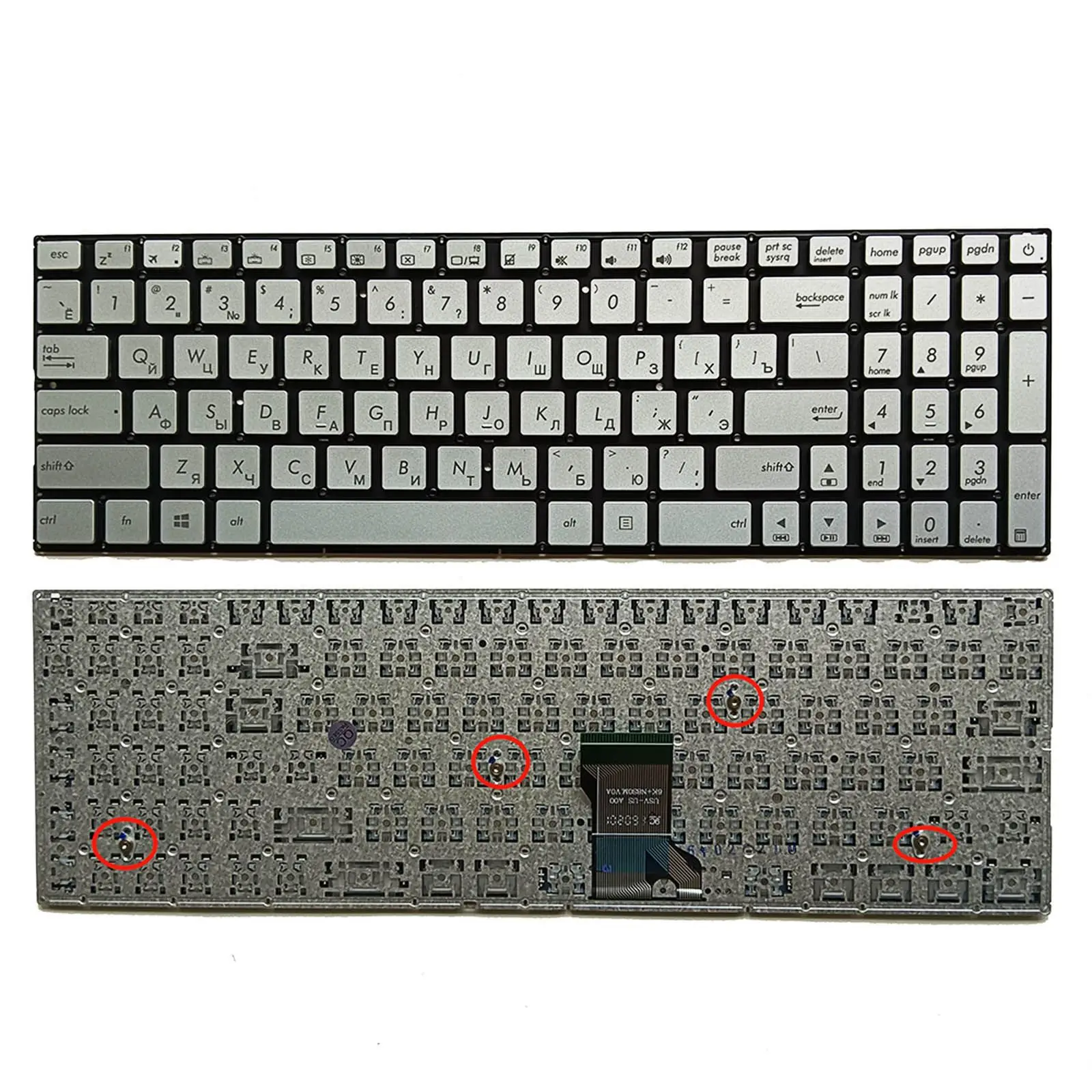 XIN-Russian-US клавиатура для ноутбука Asus ROG G501 G501J G501JW G501V G501VW ZenBook Pro UX501 UX501J UX501JW UX501V UX501VW