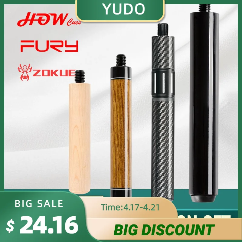 

Расширение для бильярда из углеродного волокна расширение How/Zokue/Fury твердый клен древесина прочный кий удлинитель аксессуары