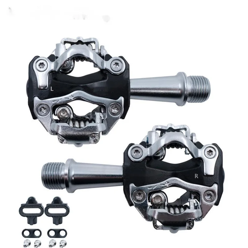 

ZERAY Bike Pedals MTB Aluminum Self-locking with Clips Doubleside Clipless Pedal SPD Ultralight Bicycle Parts Pedal ZP-108S 109S