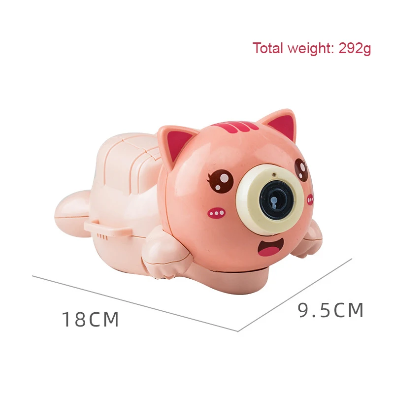 

New Cute Watch Bubble Machine Electric Light Music Bubble Parent Child Interactive Toys