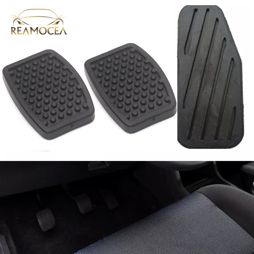 Reamocea 49751-79001 49451-60B00 Car Accelerator Gas Brake Clutch Pedal Pad Cover Fit for Suzuki Swift Daewoo TICO Replacement