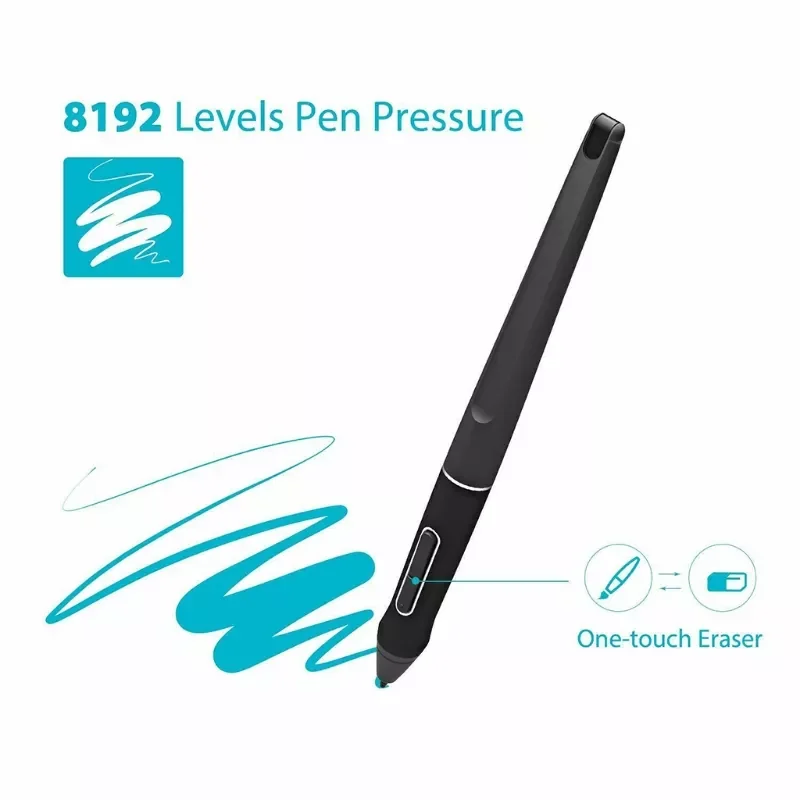 

Battery-free Stylus Pen with Two Express Keys PW507 For-HUION Digital Graphics Tablets Kamvas Pro 12/Pro 13/Pro 16/16/20