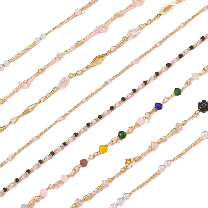 

2pcs Light Luxury Style String of Pearls for DIY Handmate Bracelet Necklace Material Hairpin Jewelry Accessories New 2023