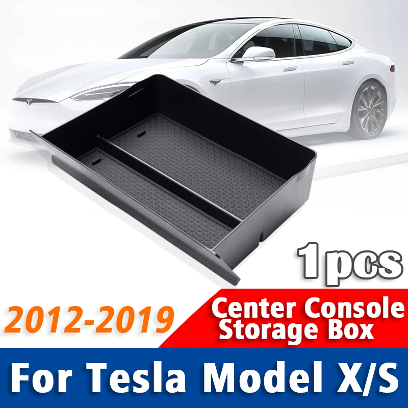 

Car Interior Center Console Storage Box Drawer Tray Cubby For Tesla Model X 2012 2013 2014 2015 2016 2017 2018 2019 Model S