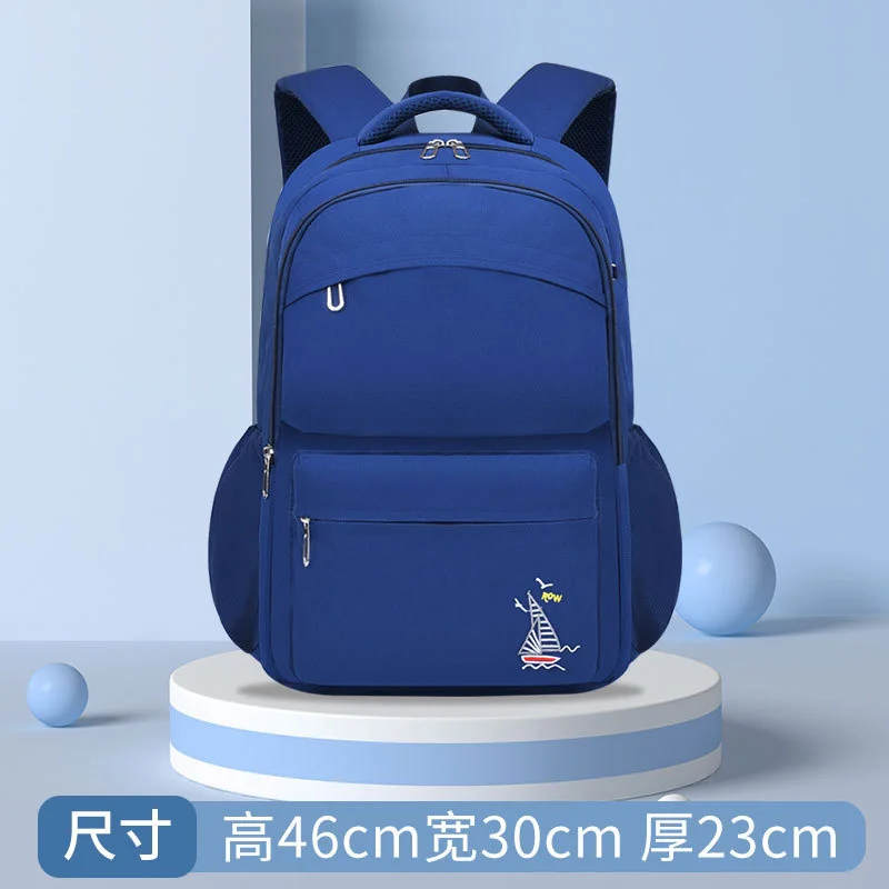 

2023 High Quality Student Backpack Unisex Nylon Light Schoolbag Children's Large Capacity Satchel Boys Girls Bookbags