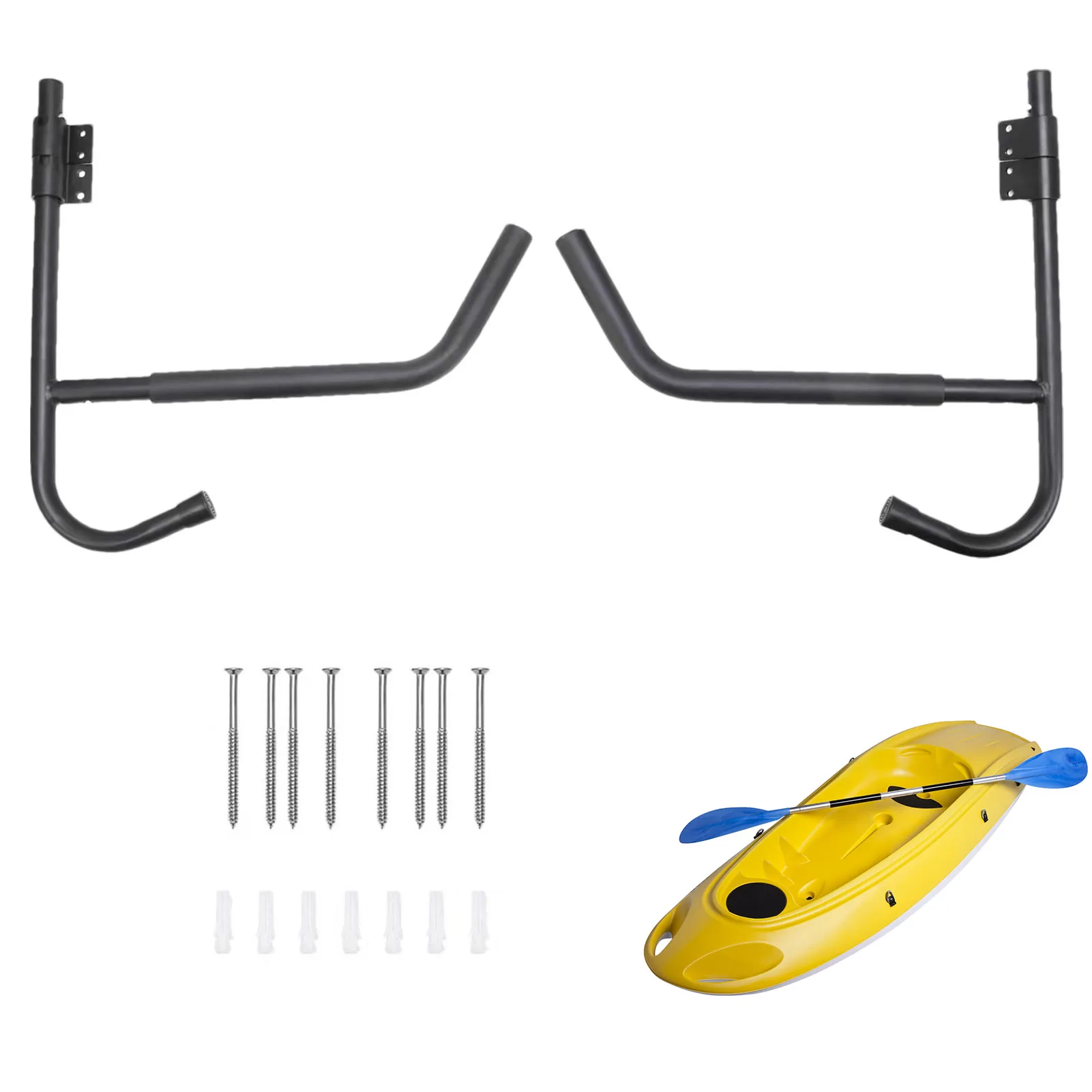 

Kayak Rack Wall Mount Canoe Hanger Hooks Garage Hanger Ladder Bracket for Hangings Outdoor Beach Folding Chair Surfboard
