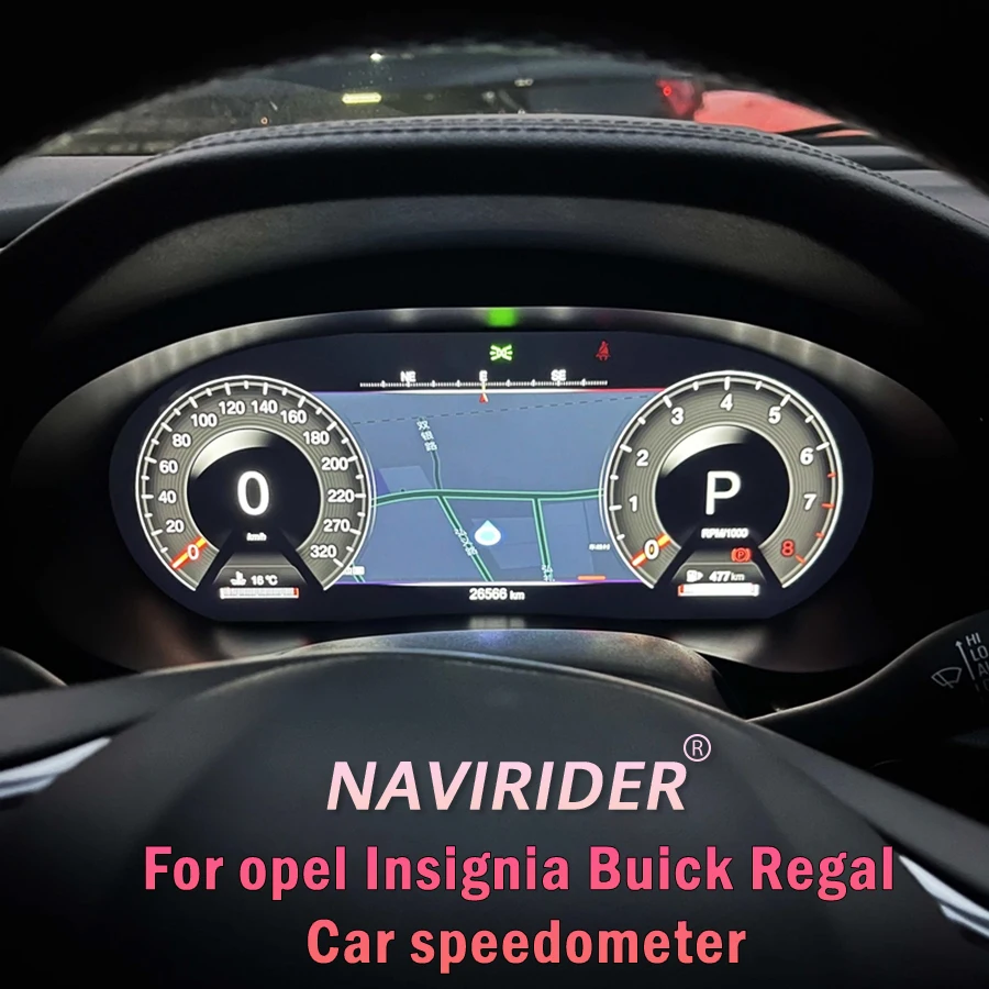 

Новый автомобильный ЖК-инструмент для Opel Insignia Buick Regal 2014-2019, спидометр, приборная панель, обновленный красочный умный кластер