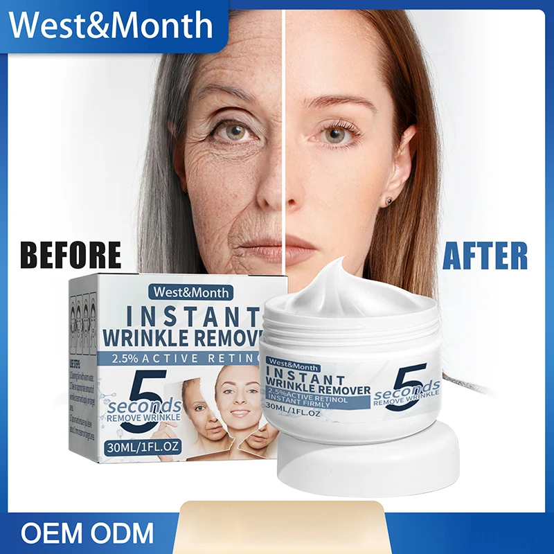 

New Wrinkles Removal Face Cream 5 Seconds Lifting Firming Retinol Anti-aging Fade Eyes Puffiness Fine Lines Moisturizing