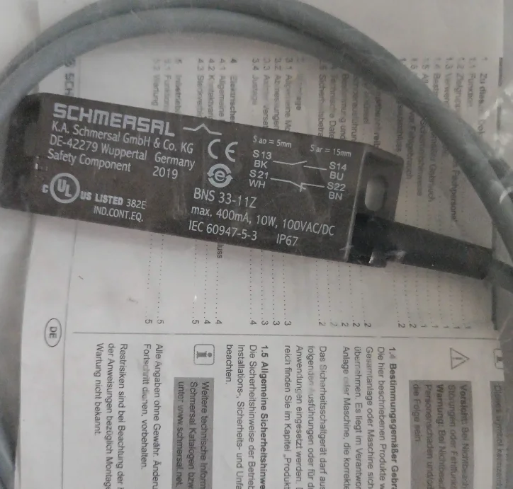 Новый оригинальный переключатель BNS 33-11Z