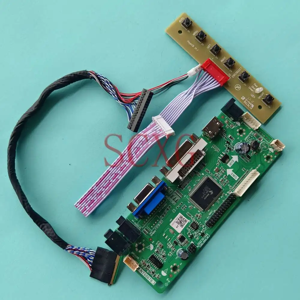 

DIY Kit Fit LP173WF1-TLB2 60Hz 17.3" 1920*1080 LVDS 40 Pins Laptops VGA DVI HDMI-Compatible LED LCD Monitor Controller Board