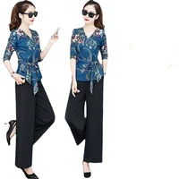 casual two pieces sets top and pants loose 2 piece set short sleeve t shirt and wide leg pants loose suit two piece set women