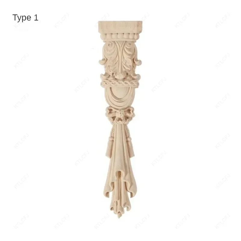 Винтажная деревянная резная Аппликация в стиле ретро столярная рама наклейка