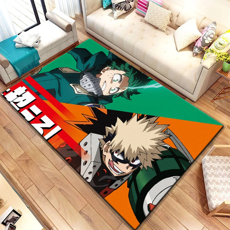 

HD Anime carpet My hero science 3D area carpet Living room Bedroom floor mat Kitchen Non slip Matte Mat Children's Bedroom Mat