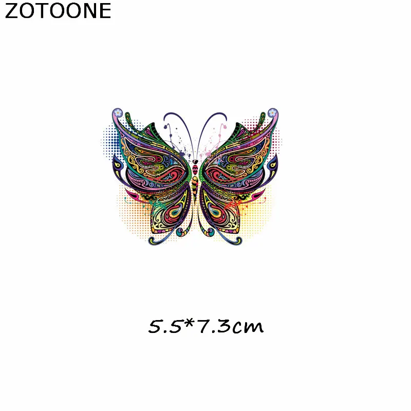 Нашивки ZOTOONE с милыми животными красочные наклейки детская нашивка утюгом для