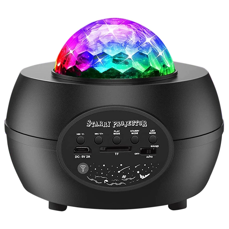 LED Starry Sky Projector Lamp,Bluetooth Music Player , Remote Control,Timer For Children Adults Party Decoration