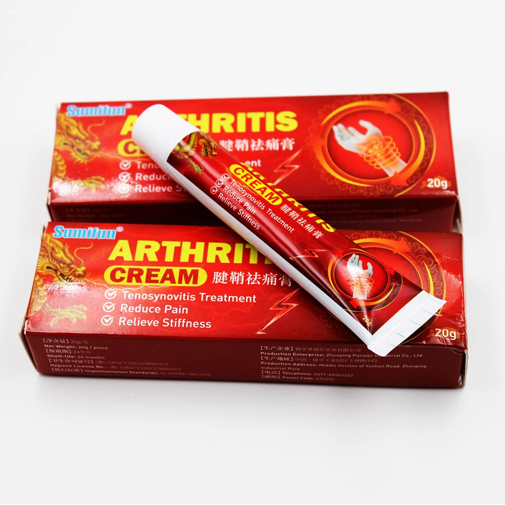 

2pcs Sumifun Arthritis Ointment For Hand Wrist Thumb Finger Pain Relief Oil Tendon Sheath Therapy Tenosynovitis Cream Pain Cream