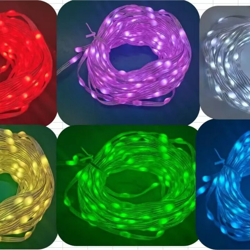 5 в постоянного тока 1000/3000ct 15/20/25/30 мм/50 мм/100 мм Шаг WS2811 стандартная разноцветная