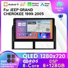 Автомагнитола 2 din для Jeep Grand Cherokee II WJ 128-1998, 8 ГБ + 2004 ГБ