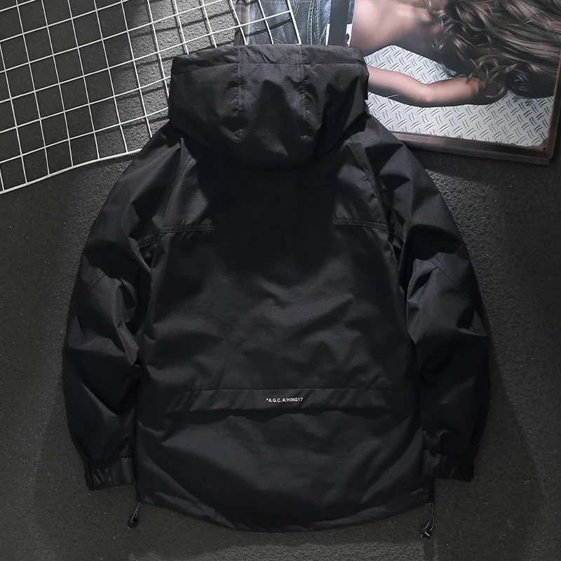 Американская куртка с капюшоном верхняя одежда мужская весенняя новинка 2024