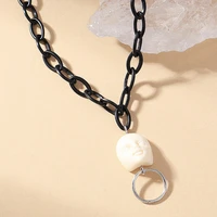 ms betti handmade resin head star pendant necklace black chain unique gifts 2022 new design jewelry drop ship