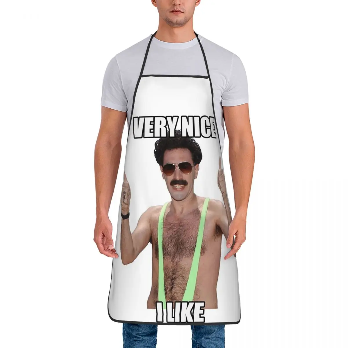 Копия Borat очень красивая мне нравится искусственная готовка фартук для выпечки