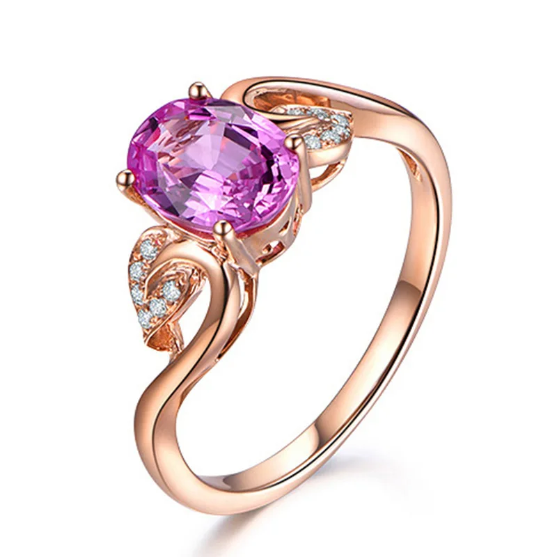 

Luxury Zircon Crystal Ring Fashion Flower Leaf Jewelry 2022 New Korea Trendy Cute Colorful Wedding Proposal Ring Gifts Wholesale