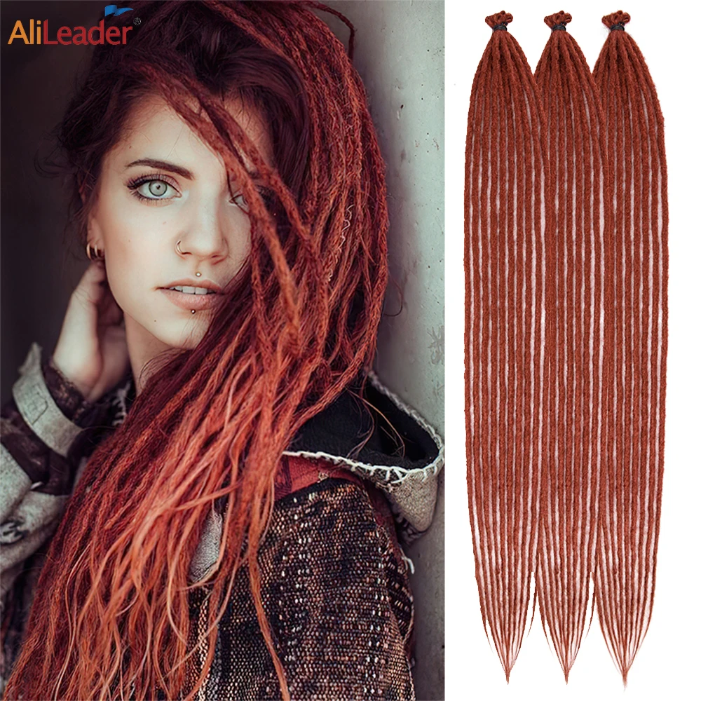 

36" Synthetic Crochet Dreadlocks Fashion Hip-hop Braids Soft Locs Crochet Dreadlocks Braiding Hair Extensions For Men Women