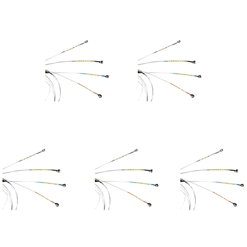 

5 Set Of Violin Strings E-A-D-G Core Aluminum Alloy Steel Strings Wound Stringed Musical Instrument Parts