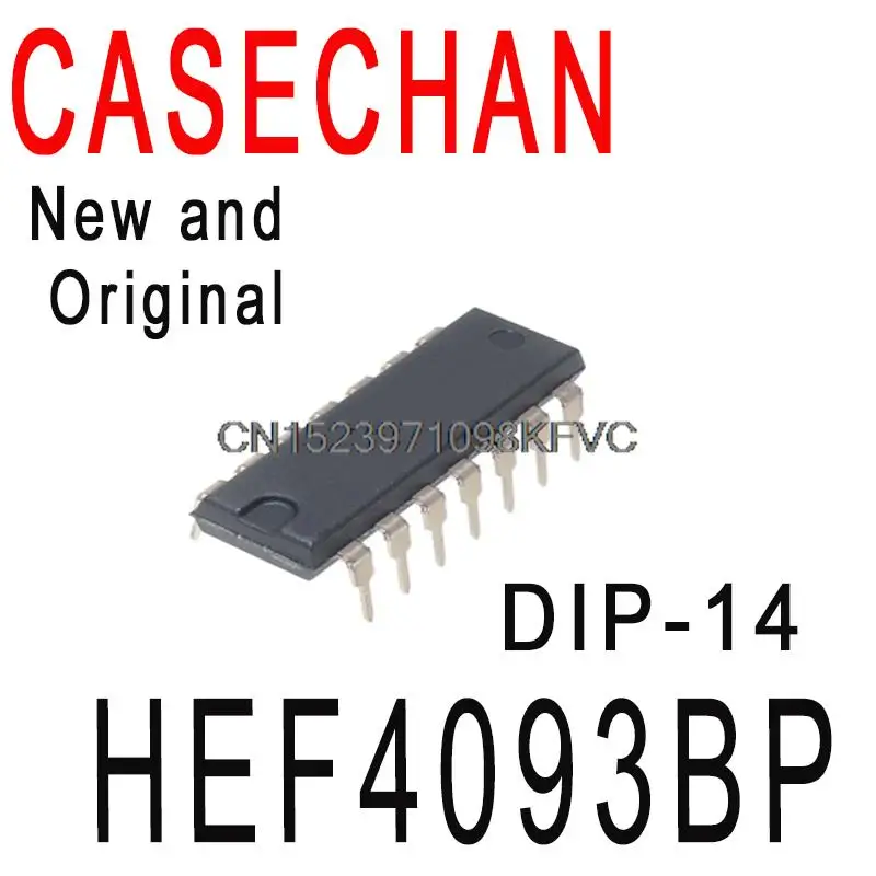 5 шт., новые и оригинальные шлепанцы HEF4093 DIP-14 NAND, логический чип в наличии IC HEF4093BP