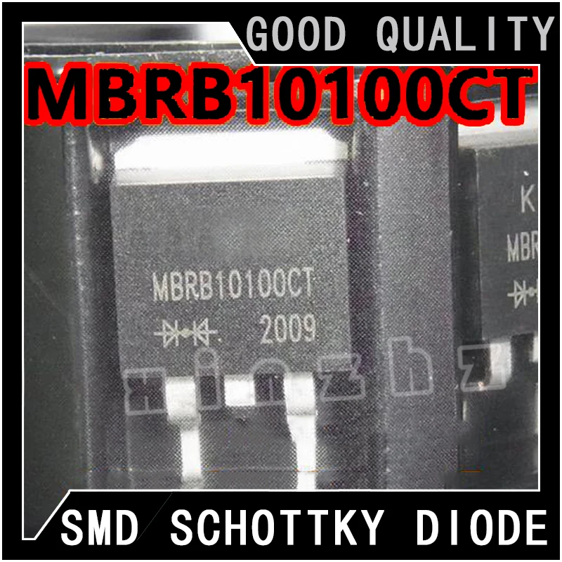 

10PCS MBRB10100CT SMD Schottky Diode Package TO-263 New Original Chip