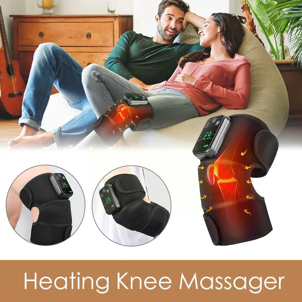 

Массажер электрический беспроводной для суставов и колен, устройство для лечения артрита и боли в коленях, с подогревом и вибрацией, R R9L4