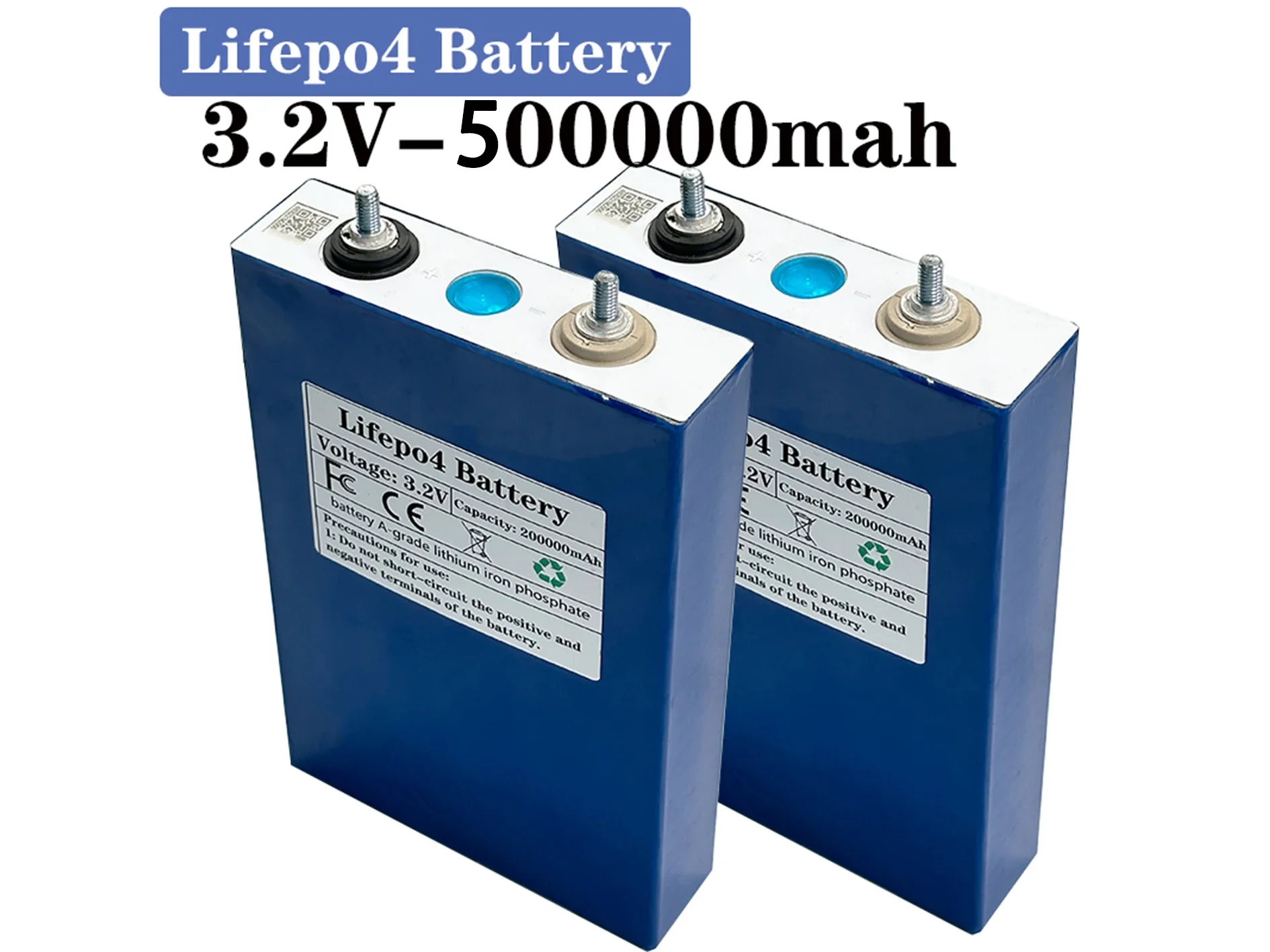 

3.2v1050000mah Lifepo4 New Battery A-grade Lithium Iron Phosphate Suitable for 12V Camper Golf Off Road Solar Wind Power Yachts