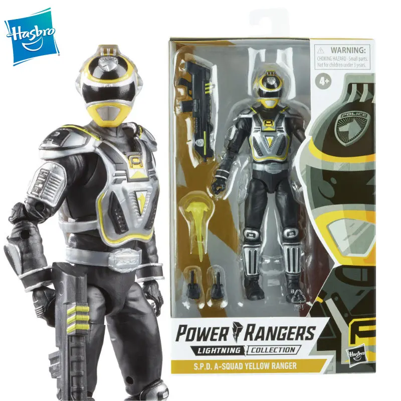 

Hasbro Power Rangers Action Figures Model SPD Team A Evil Yellow Soldier Collection Hobby Gifts Toys