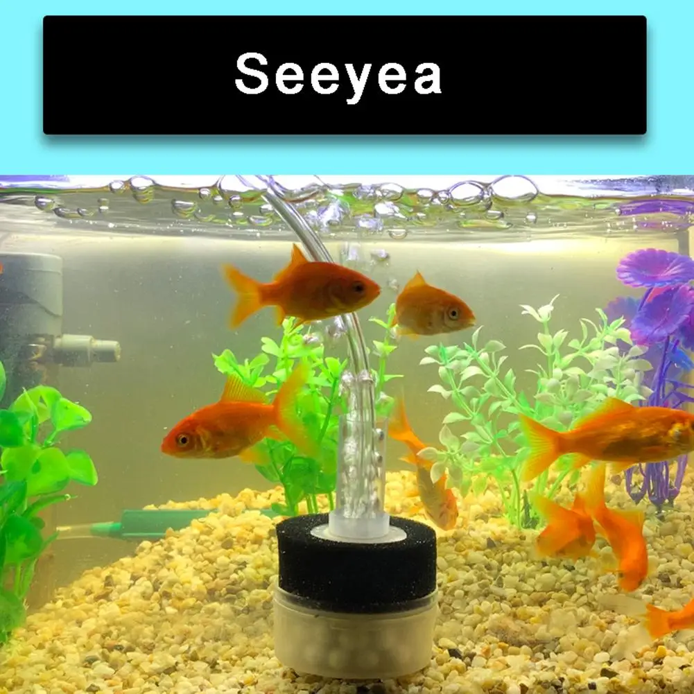 

Mini Air Filter Sponge No Blockage Water Filter With Maifan Stone Aquarium Fish Tank Accessorios