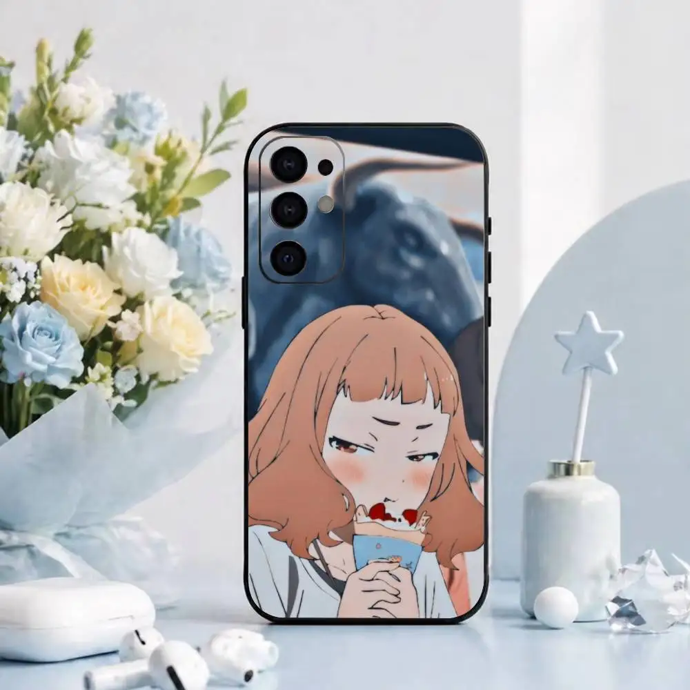 Фото Аниме «Джей-Джози, тигр и рыба» Мягкий силиконовый чехол для Samsung S26, S24, S21, S22, S23, S30, Ultra, Plus, FE, Lite - черный №5