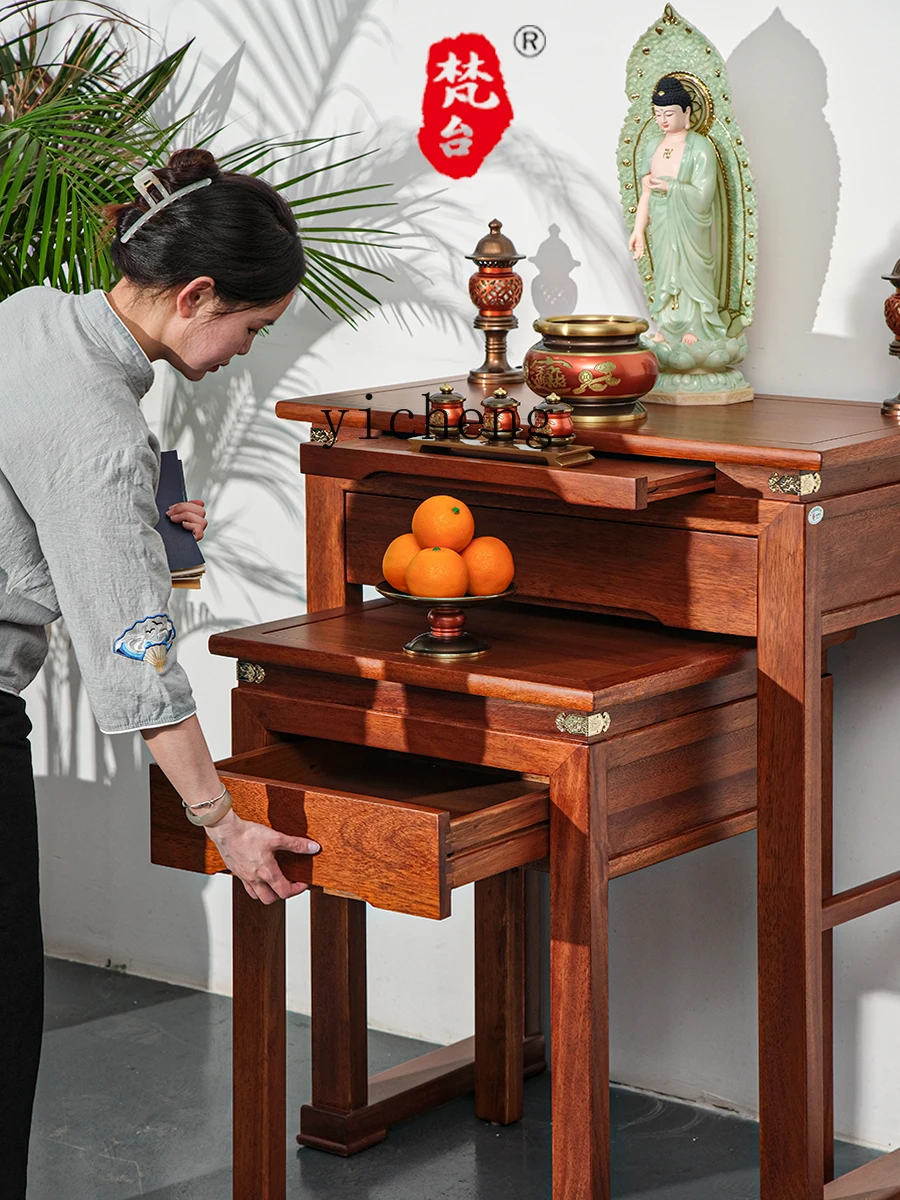 Большой буддийский зал из массива дерева XL стол алтарь длинный узкий поджигатель