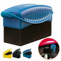 3 colors car wheel polishing cleaning sponge tire brush washing tool with cover auto wheel waxing detail brushes accessories