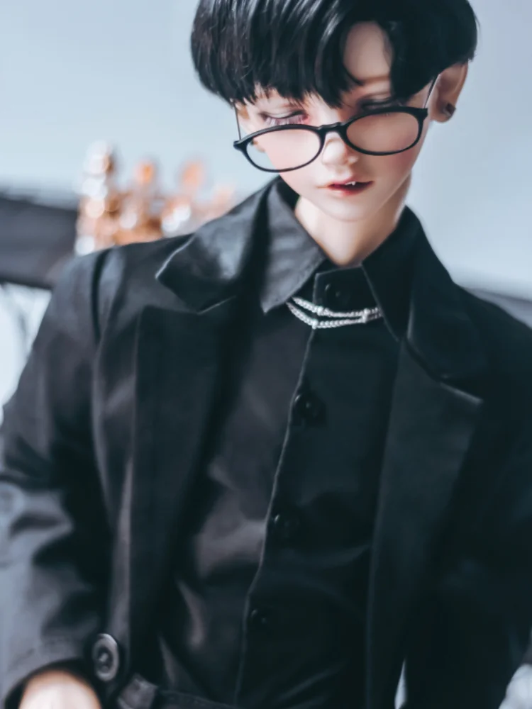 

BJD doll clothes Black suit elite men's suit for 1/3 1/4 BJD SD MSD SD10 SD17 Uncle POPO68 Tops and pants can be sold separately