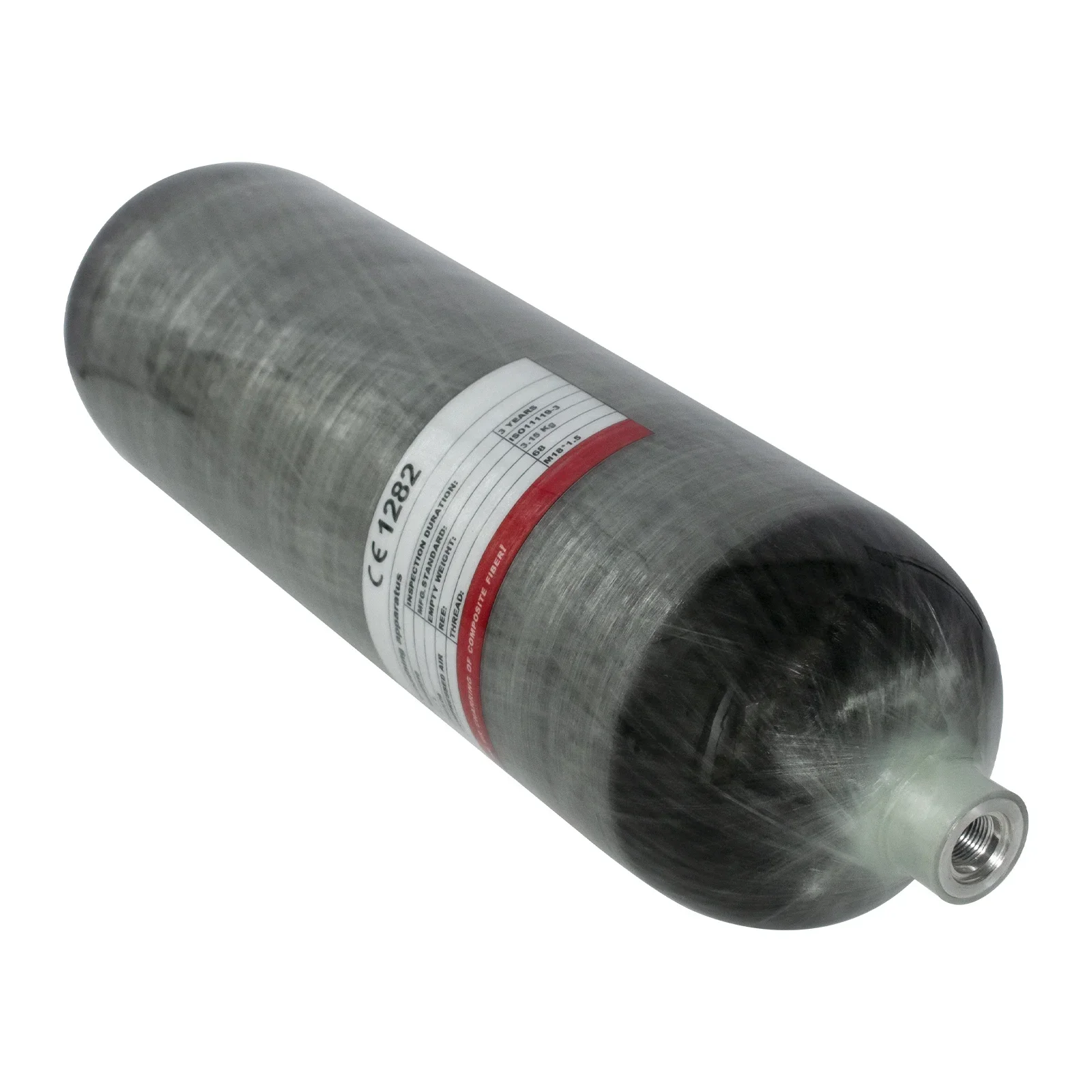 TUXING 4500PSI 300Bar 30MPA 4.7L Цилиндр из углеродного волокна Бак высокого давления HPA для