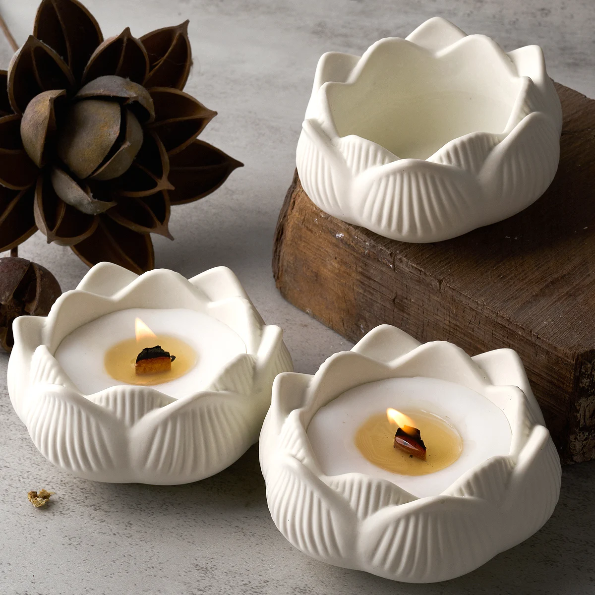 Силиконовый подсвечник в форме лотоса форма сделай сам для свечей чашек