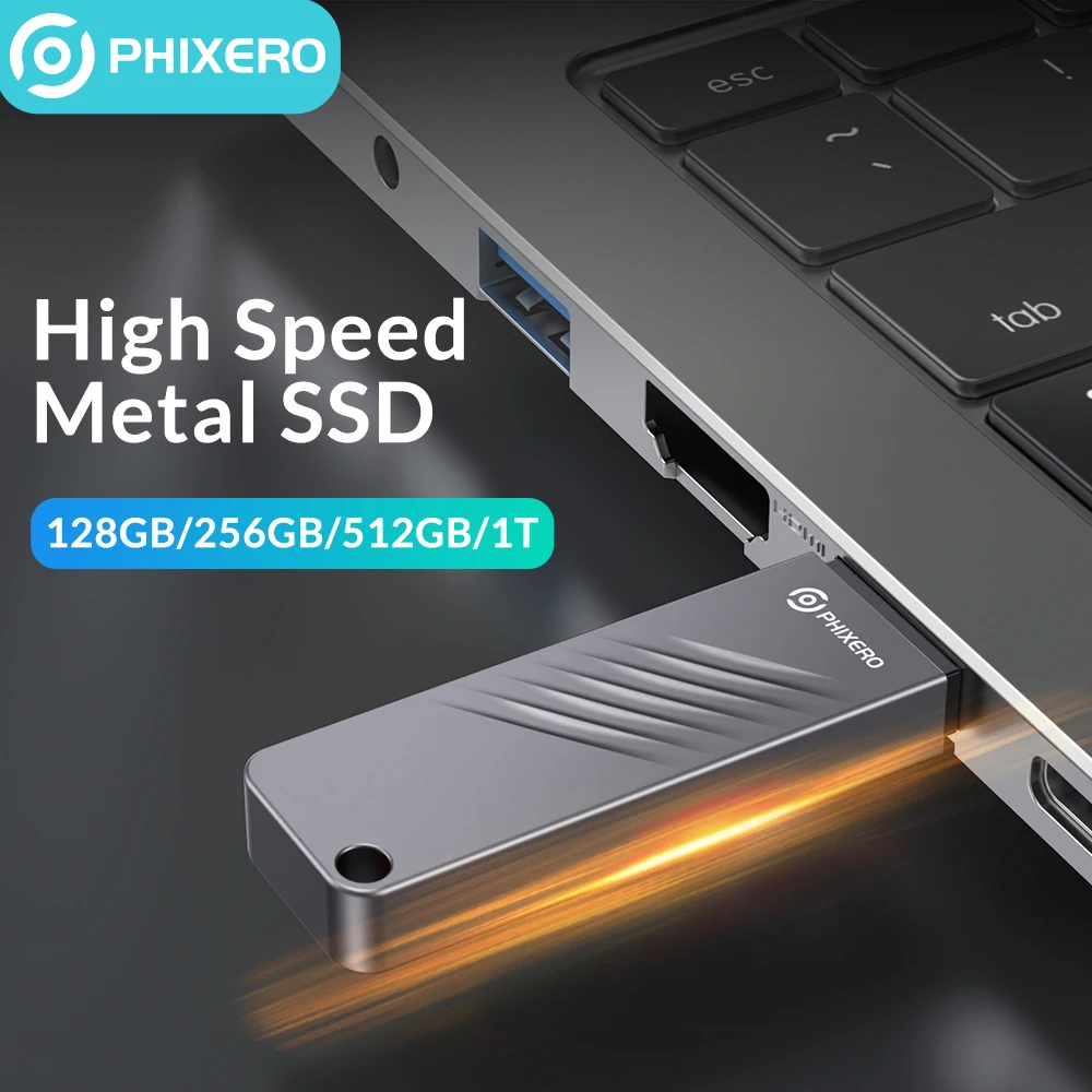 

PHIXERO Mini Solid State 1TB U-Disk USB 3.2 Flash Drive Stick Pendrive 256 512 GB Memory Storage Pen Driver Disk On Key USSD 3.0