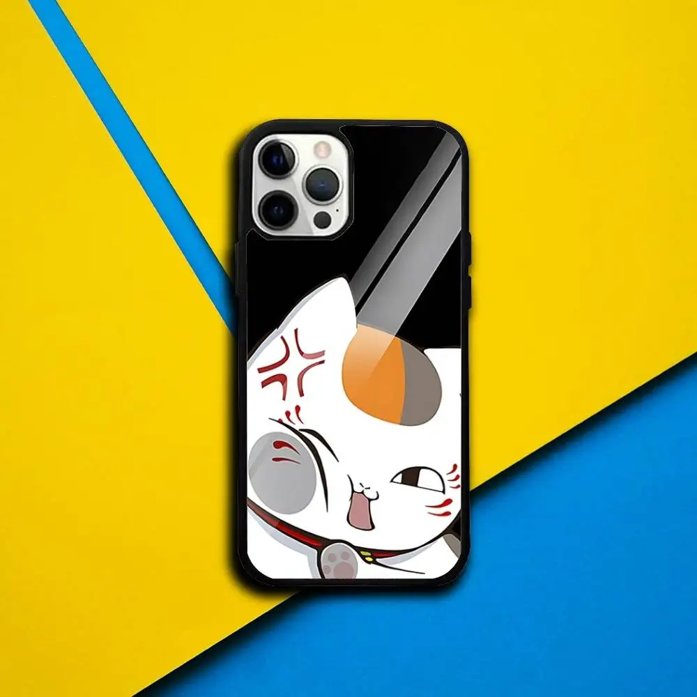 Фото Чехол для телефона Sensei Anime N-Natsume для iPhone 16,15,14,13,12,11, Pro, Max, Plus, Mini, SE4, E с магнитной беспроводной зарядкой Magsafe №4