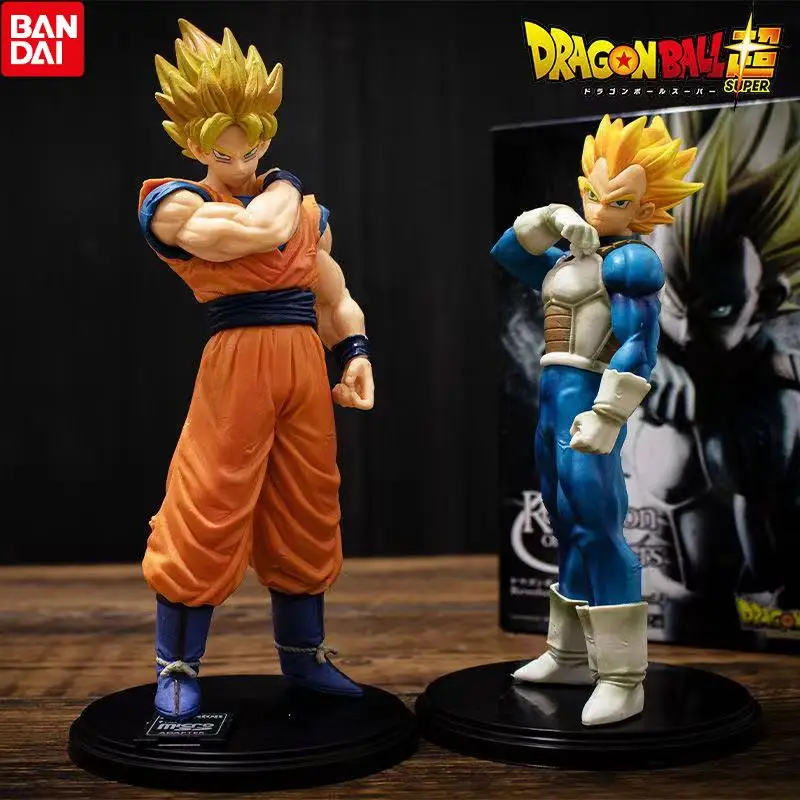 

Bandai Dragon Ball Z 17cm Anime Goku Vegeta Figure Saiyan Action Figma PVC Scenery Collection Toys Anime Figure