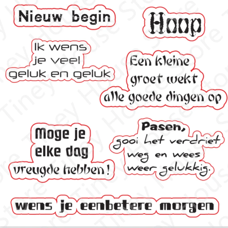 

Dutch Clear Stamps For DIY Hobby Material Marking Greeting Card Scrapbooking Embossing Crafts 2022 New Arrival No Cutting Dies