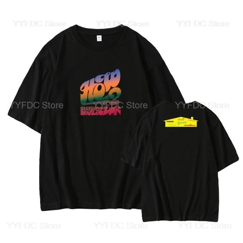 Как наружу? Футболка Летняя хлопковая с коротким рукавом и круглым вырезом