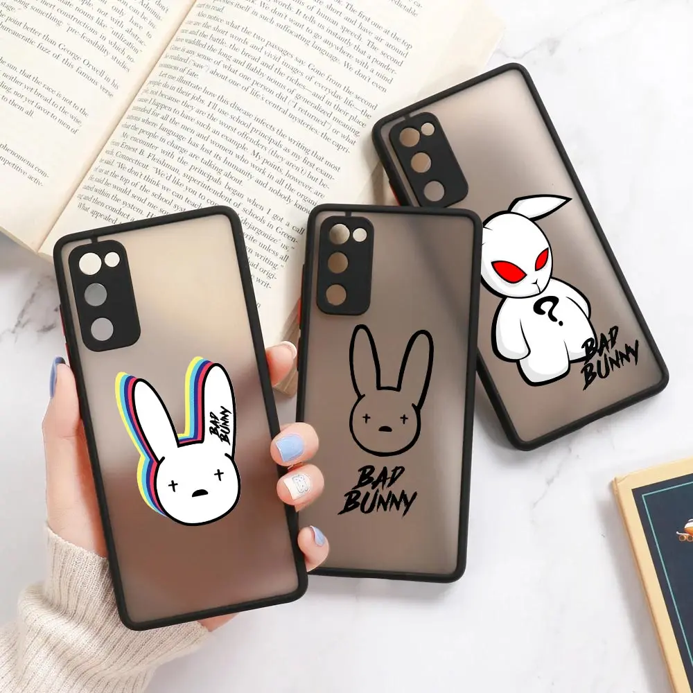 

Bad Bunny Galaxy A53 5G Phone Case For Samsung A52 A52s A13 4G A21S A23 A32 A33 A51 A71 A73 Cases Clear Matte Cover X100pre Love