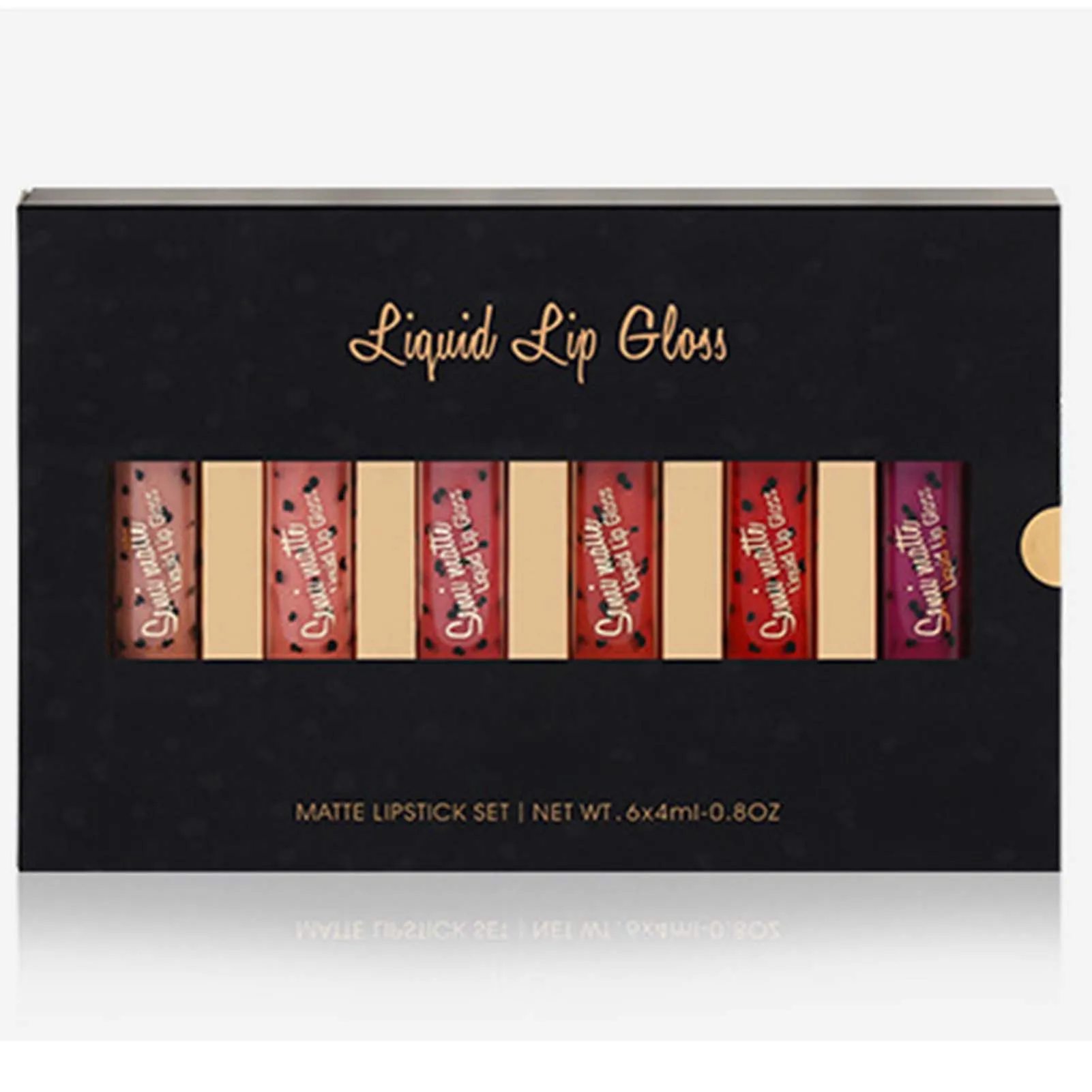 

Silky Matte Lip Glaze Waterproof No-fading Lip Gloss For Women