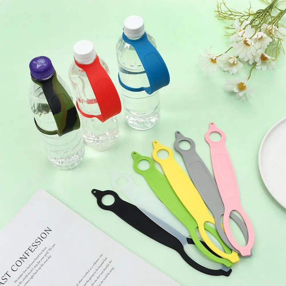 

Outdoor Quickdraw Carabiner Hanger Silicone Water Bottle Belt Holder Hook Clip Camping Hiking Safety Clasp Buckle Band EDC Tools