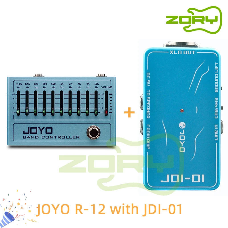 

JOYO R-12 Band Controller 10 Band Equalizer EQ Pedal + JDI-01 DI box simulates guitar effects