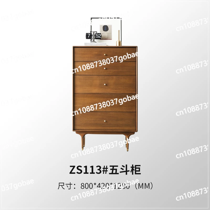 XJ простой современный комод с шестью ящиками античный ретро-шкаф для хранения в